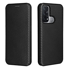 Funda de Cuero Cartera con Soporte Carcasa L02Z para Oppo Reno5 A Negro