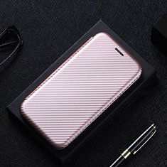 Funda de Cuero Cartera con Soporte Carcasa L02Z para Realme 7i RMX2193 Oro Rosa