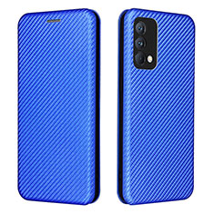 Funda de Cuero Cartera con Soporte Carcasa L02Z para Realme GT Master 5G Azul