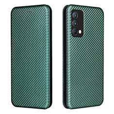 Funda de Cuero Cartera con Soporte Carcasa L02Z para Realme GT Master 5G Verde