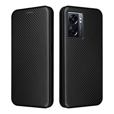 Funda de Cuero Cartera con Soporte Carcasa L02Z para Realme V23i 5G Negro