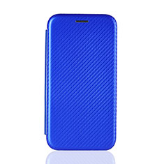 Funda de Cuero Cartera con Soporte Carcasa L02Z para Samsung Galaxy A01 SM-A015 Azul