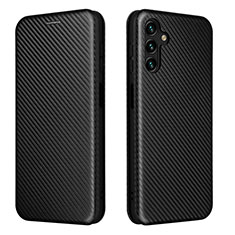 Funda de Cuero Cartera con Soporte Carcasa L02Z para Samsung Galaxy A04s Negro