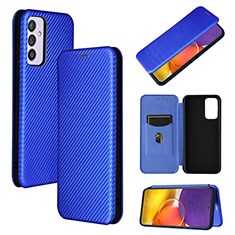 Funda de Cuero Cartera con Soporte Carcasa L02Z para Samsung Galaxy A05s Azul