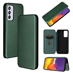 Funda de Cuero Cartera con Soporte Carcasa L02Z para Samsung Galaxy A05s Verde