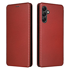 Funda de Cuero Cartera con Soporte Carcasa L02Z para Samsung Galaxy A14 4G Marron