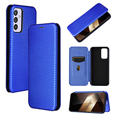 Funda de Cuero Cartera con Soporte Carcasa L02Z para Samsung Galaxy A15 LTE Azul