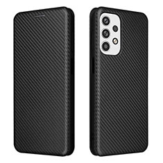 Funda de Cuero Cartera con Soporte Carcasa L02Z para Samsung Galaxy A23 4G Negro