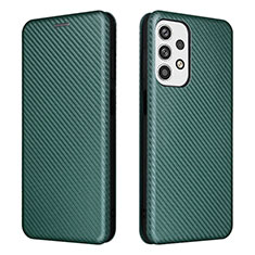 Funda de Cuero Cartera con Soporte Carcasa L02Z para Samsung Galaxy A23 4G Verde