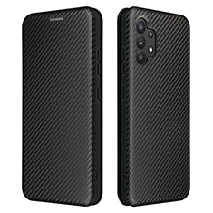 Funda de Cuero Cartera con Soporte Carcasa L02Z para Samsung Galaxy A32 4G Negro