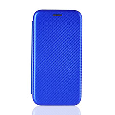 Funda de Cuero Cartera con Soporte Carcasa L02Z para Samsung Galaxy A42 5G Azul