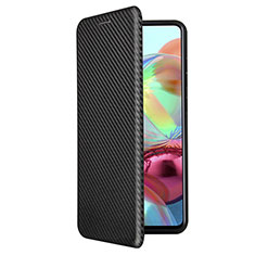 Funda de Cuero Cartera con Soporte Carcasa L02Z para Samsung Galaxy A72 5G Negro