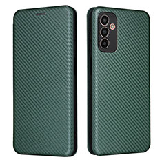 Funda de Cuero Cartera con Soporte Carcasa L02Z para Samsung Galaxy F13 4G Verde