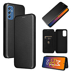 Funda de Cuero Cartera con Soporte Carcasa L02Z para Samsung Galaxy M52 5G Negro