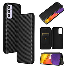 Funda de Cuero Cartera con Soporte Carcasa L02Z para Samsung Galaxy Quantum4 5G Negro