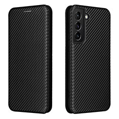 Funda de Cuero Cartera con Soporte Carcasa L02Z para Samsung Galaxy S25 Plus 5G Negro