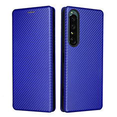 Funda de Cuero Cartera con Soporte Carcasa L02Z para Sony Xperia 1 IV Azul