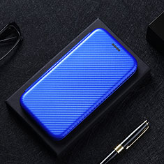 Funda de Cuero Cartera con Soporte Carcasa L02Z para Sony Xperia 10 III Lite Azul