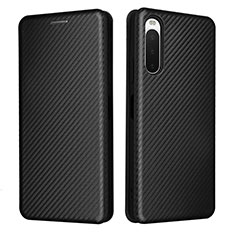 Funda de Cuero Cartera con Soporte Carcasa L02Z para Sony Xperia 10 IV SO-52C Negro