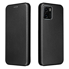 Funda de Cuero Cartera con Soporte Carcasa L02Z para Vivo Y01 Negro