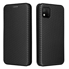 Funda de Cuero Cartera con Soporte Carcasa L02Z para Wiko Y52 Negro