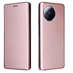 Funda de Cuero Cartera con Soporte Carcasa L02Z para Xiaomi Civi 3 5G Oro Rosa