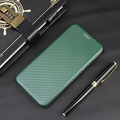 Funda de Cuero Cartera con Soporte Carcasa L02Z para Xiaomi Poco M2 Verde