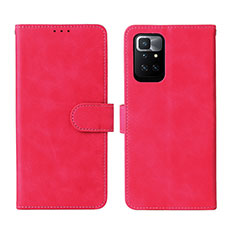 Funda de Cuero Cartera con Soporte Carcasa L02Z para Xiaomi Redmi 10 4G Oro Rosa