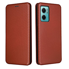 Funda de Cuero Cartera con Soporte Carcasa L02Z para Xiaomi Redmi 10 Prime Plus 5G Marron