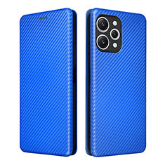 Funda de Cuero Cartera con Soporte Carcasa L02Z para Xiaomi Redmi 12 4G Azul