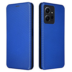 Funda de Cuero Cartera con Soporte Carcasa L02Z para Xiaomi Redmi Note 12 4G Azul