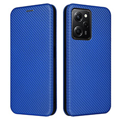 Funda de Cuero Cartera con Soporte Carcasa L02Z para Xiaomi Redmi Note 12 Pro Speed 5G Azul