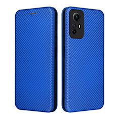 Funda de Cuero Cartera con Soporte Carcasa L02Z para Xiaomi Redmi Note 12S Azul