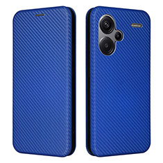 Funda de Cuero Cartera con Soporte Carcasa L02Z para Xiaomi Redmi Note 13 Pro+ Plus 5G Azul
