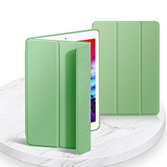 Funda de Cuero Cartera con Soporte Carcasa L03 para Apple iPad 10.2 (2019) Menta Verde