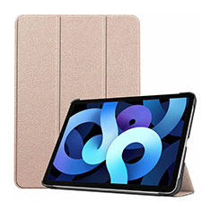 Funda de Cuero Cartera con Soporte Carcasa L03 para Apple iPad Air 5 10.9 (2022) Oro