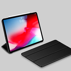 Funda de Cuero Cartera con Soporte Carcasa L03 para Apple iPad Pro 11 (2018) Negro