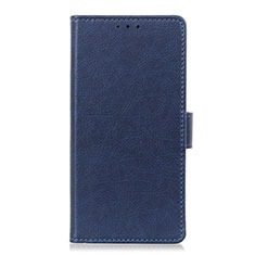 Funda de Cuero Cartera con Soporte Carcasa L03 para Apple iPhone 12 Mini Azul