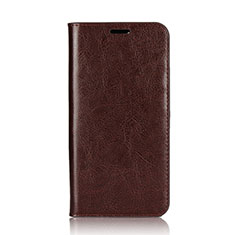 Funda de Cuero Cartera con Soporte Carcasa L03 para Huawei Honor 9 Lite Marron