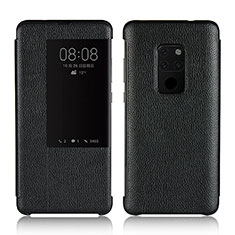 Funda de Cuero Cartera con Soporte Carcasa L03 para Huawei Mate 20 Negro