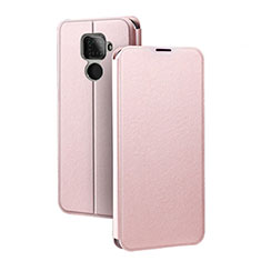 Funda de Cuero Cartera con Soporte Carcasa L03 para Huawei Mate 30 Lite Oro Rosa