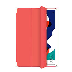 Funda de Cuero Cartera con Soporte Carcasa L03 para Huawei MatePad 5G 10.4 Rojo