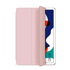 Funda de Cuero Cartera con Soporte Carcasa L03 para Huawei MatePad 5G 10.4 Rosa