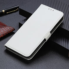 Funda de Cuero Cartera con Soporte Carcasa L03 para Oppo A11s Blanco