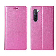 Funda de Cuero Cartera con Soporte Carcasa L03 para Oppo F15 Rosa