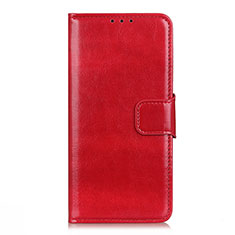 Funda de Cuero Cartera con Soporte Carcasa L03 para Realme C11 Rojo