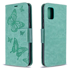 Funda de Cuero Cartera con Soporte Carcasa L03 para Samsung Galaxy A31 Verde