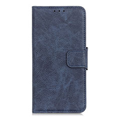 Funda de Cuero Cartera con Soporte Carcasa L03 para Samsung Galaxy M01 Core Azul