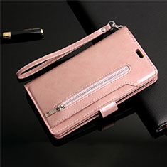 Funda de Cuero Cartera con Soporte Carcasa L03 para Samsung Galaxy S20 Ultra 5G Oro Rosa