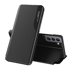 Funda de Cuero Cartera con Soporte Carcasa L03 para Samsung Galaxy S21 5G Negro